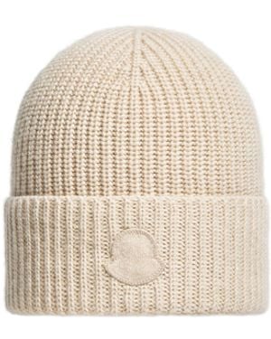 Moncler Cashmere Beanie - Natural