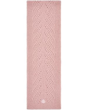 Moncler Moncler Wool Blend Scarf - Pink