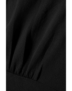 Monki V-neck Maxi Dress - Black