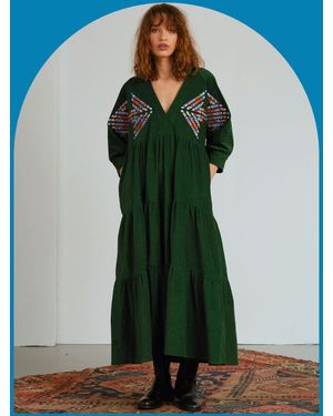 Monsoon Tallulah And Hope Juliet Maxi Dress Green