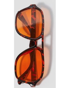 Monsoon Amber Tort Aviator Sunglasses - Orange