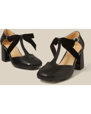 Monsoon Ashley Patent Mary Jane Heels Black