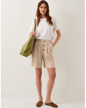Monsoon Lucy Longline Shorts Natural