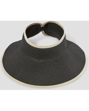 Monsoon Peri Packable Visor Sun Hat - Black
