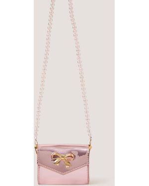 Monsoon Mini Metallic Bag - Pink