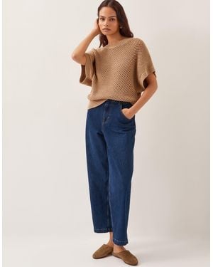 Monsoon Sia Slouch Jumper - Blue