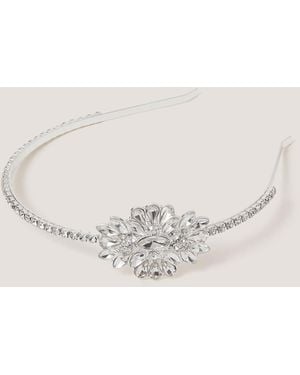 Monsoon Jewel Embellished Metal Headband - Natural