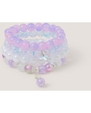 Monsoon 4-pack Ombré Beaded Bracelets - Purple