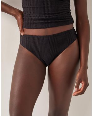 Monsoon Alicia Rib Bikini Bottoms Black