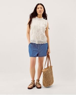 Monsoon Cece Denim Shorts - Blue
