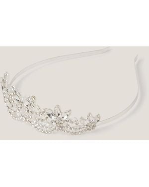 Monsoon Diamanté Butterfly Tiara - Natural