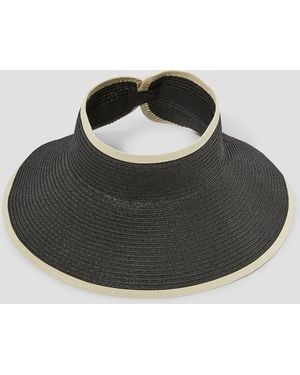 Monsoon Peri Packable Visor Sun Hat - Black
