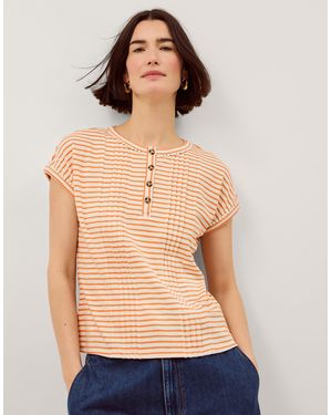 Monsoon Selena Stripe T-Shirt - Blue
