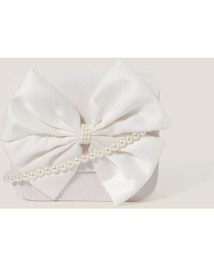 Monsoon Bow Bridesmaid Mini Bag Ivory - Natural