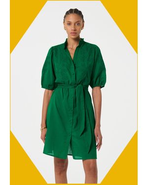 Monsoon Fabienne Chapot George Embellished Mini Dress Green