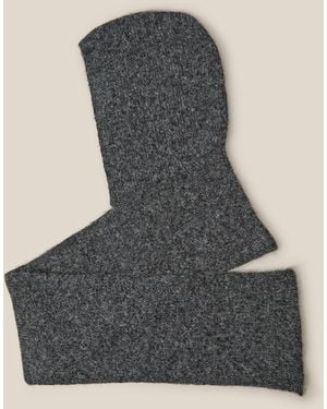Monsoon Tula Hooded Scarf Grey - Blue