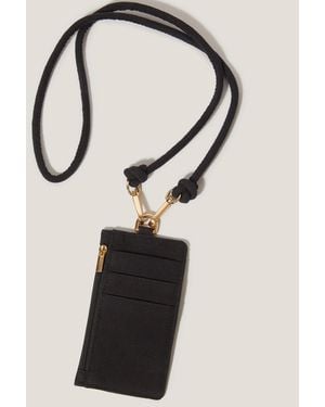 Monsoon Card Holder Lanyard Black