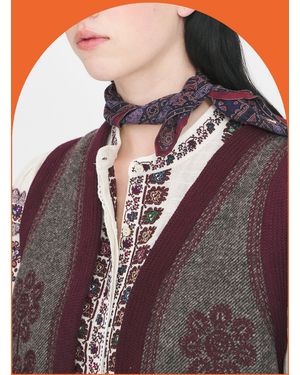 Monsoon Antik Batik Tamari Printed Bandana Red