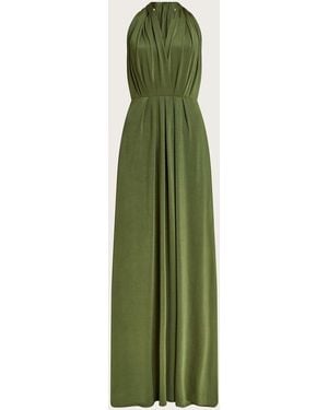 Monsoon Thea Twist Me Tie Me Maxi Dress Green