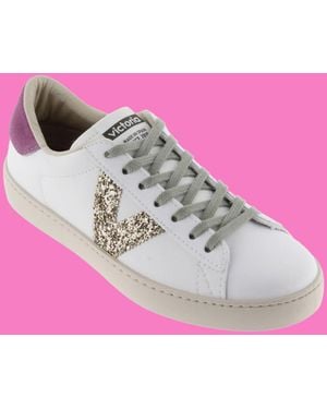 Monsoon Victoria Berlin Glitter Trainers Gold - Pink