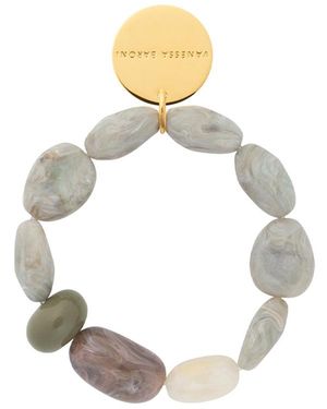 Monsoon Snow Green Marble Bracelet - Metallic