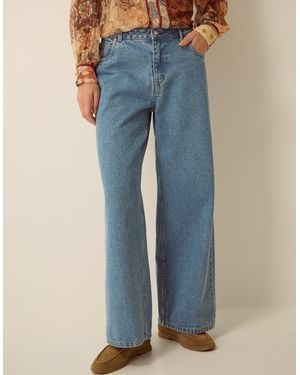Monsoon Lillian Wide Leg Jeans Blue