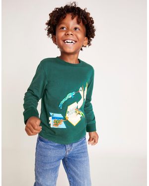 Monsoon Frogs On The Books Sweatshirt Green