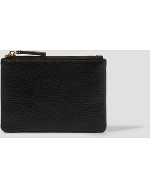 Monsoon Faux Leather Coin Purse Black