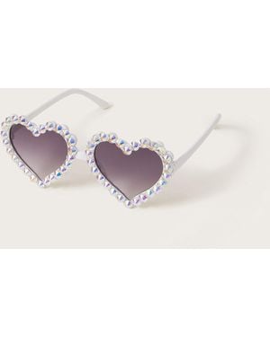 Monsoon Rhinestone Heart Sunglasses - Multicolour