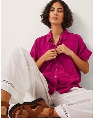 Monsoon Paige Slouchy Shirt Pink