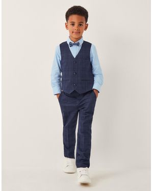 Monsoon Oliver Check 4-piece Suit Blue