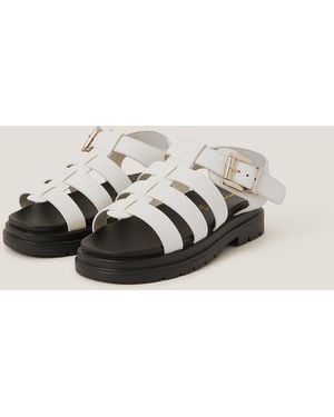 Monsoon Chunky Platform Sandals White