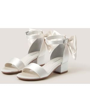 Monsoon Two-part Bow Heels Ivory - Natural