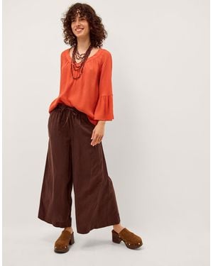 Monsoon Kallie Dobby Blouse - Red