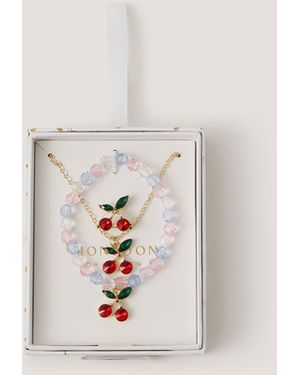 Monsoon Cherry Jewellery Gift Box Set - Natural
