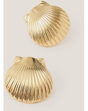 Monsoon Shell Stud Earrings - Natural