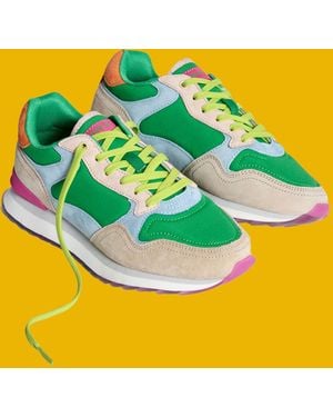 Monsoon Hoff Gold Coast Trainers Multi - Yellow