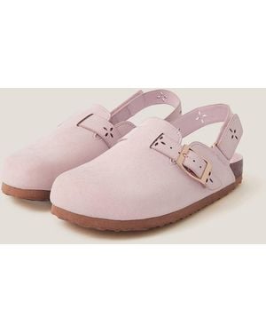 Monsoon Cutwork Mules Pink