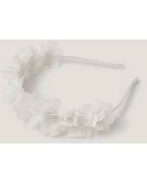 Monsoon Corsage Floral Pearl Headband Ivory - Natural