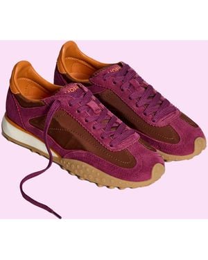 Monsoon Hoff Bridge Mkii Trainers Red - Pink