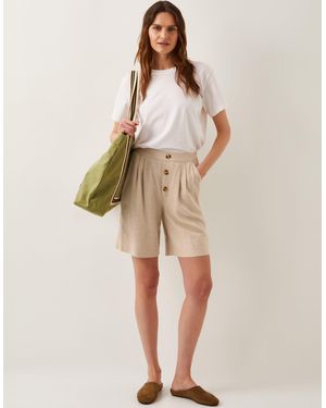 Monsoon Lucy Longline Shorts Natural