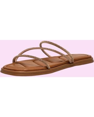 Monsoon Shoe The Bear Embellished Sandals Natural - Pink