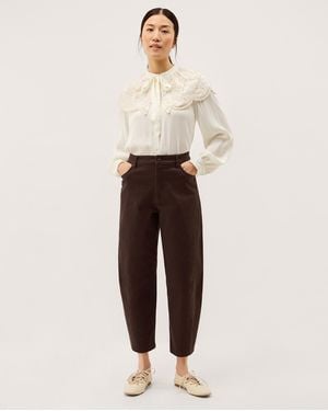 Monsoon Lacey Barrel Jeans Brown - Natural