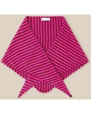 Monsoon Safi Stripe Triangle Scarf - Pink