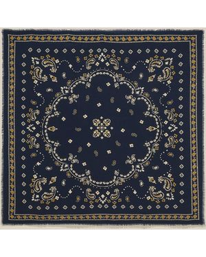 Monsoon Jamelia Large Floral Scarf - Blue