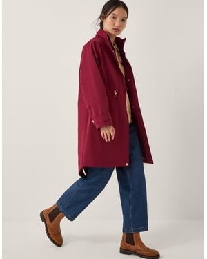 Monsoon Ada Waterproof Raincoat Red
