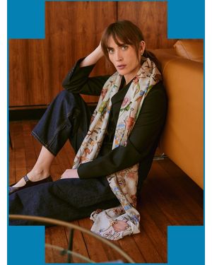 Monsoon One Hundred Stars Cornucopia Print Scarf