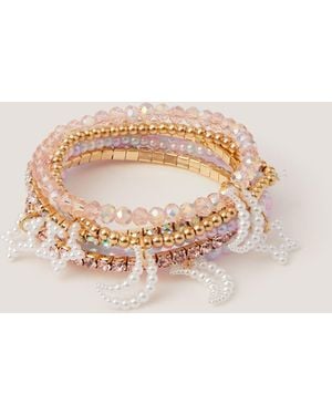 Monsoon 6-pack Celestial Charm Bracelets - Natural