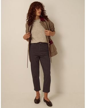 Monsoon Julia Cropped Cigarette Jeans Black - Natural