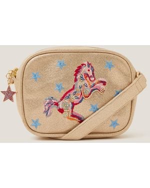 Monsoon Rodeo Embroidered Crossbody Bag - Pink
